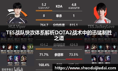 TES战队快攻体系解析DOTA2战术中的迅猛制胜之道